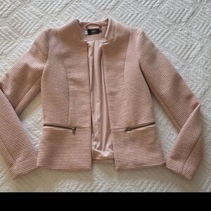 Only Pink Textured Women's Blazer